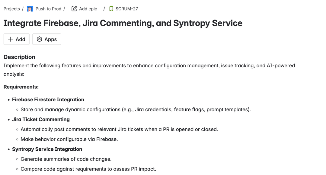 Project Management Integration